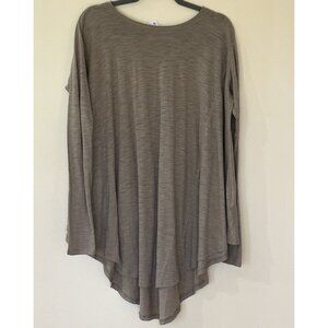 Free People We The Free Taupe Tunic Top NWT — Long Sleeve Size S